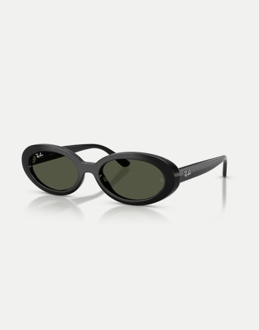 Ray-Ban - RB2223 - Lunettes de soleil ovales à verres verts - Noir, 2 de 4