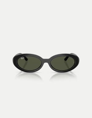Ray-Ban Rb2223 oval sunglasses with green lens in black