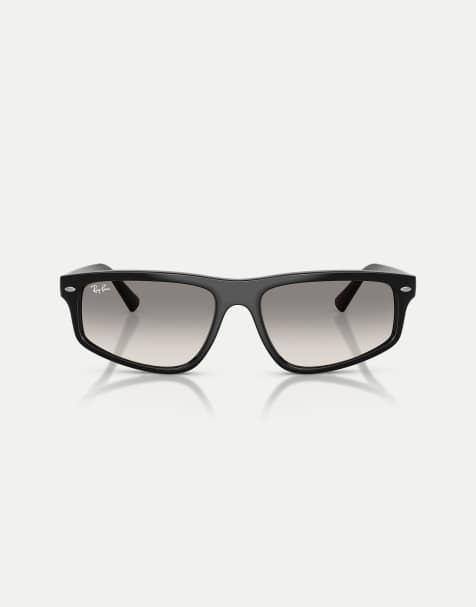 Ray-Ban - Rb2225 - Occhiali da sole irregolari neri con lenti grigie - view 1