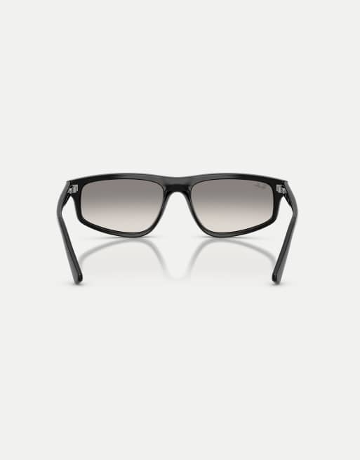 Ray-Ban - Rb2225 - Occhiali da sole irregolari neri con lenti grigie, 3 di 4