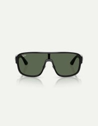 Ray-Ban Rb2229 square sunglasses with green lens in black