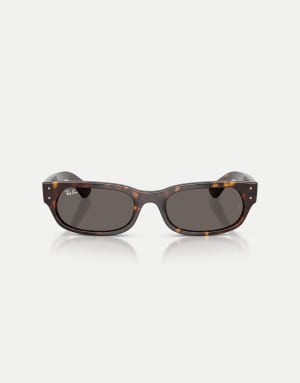 Ray-Ban Rb2236 irregular sunglasses with grey lens in havana