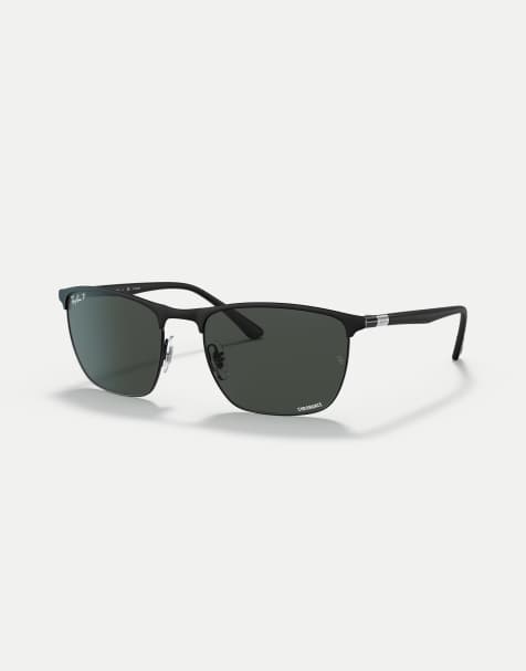 Ray-Ban - RB3686 - Gafas de sol negras cuadradas con lentes grises polarizadas - view 1