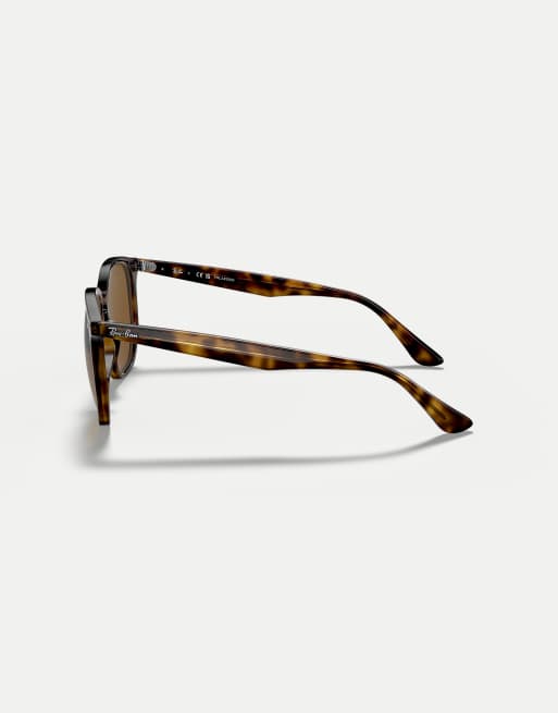 Ray-Ban - Rb4306 Irregular - Occhiali da sole color Havana chiaro con lenti marroni polarizzate, 3 di 3