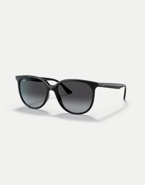 Ray-Ban - Rb4378 - Lunettes de soleil carrées avec verres gris - Noir - view 1
