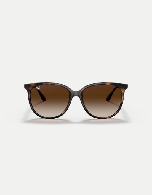Ray-Ban - Rb4378 - Occhiali da sole squadrati color havana con lenti marroni, 2 di 3