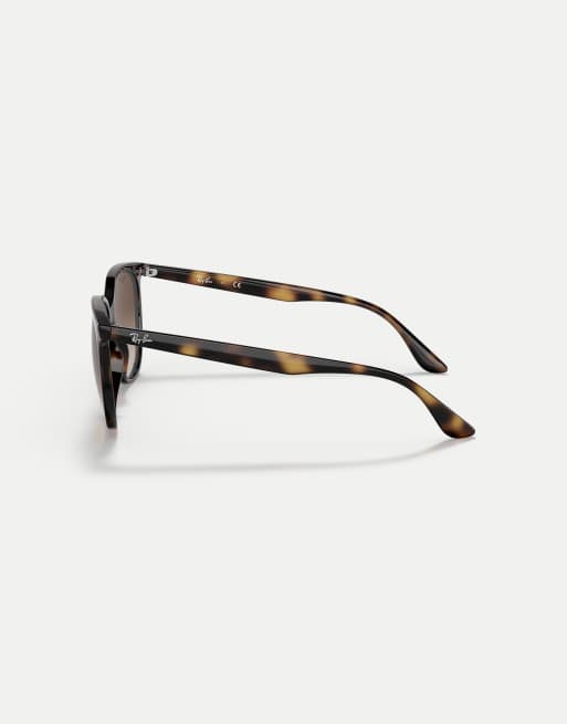 Ray-Ban Rb4378 square sunglasses with brown lens in havana, 3 of 3