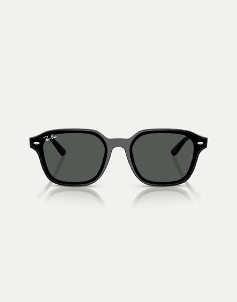 Ray-Ban Rb4458d square sunglasses with grey lens in black
