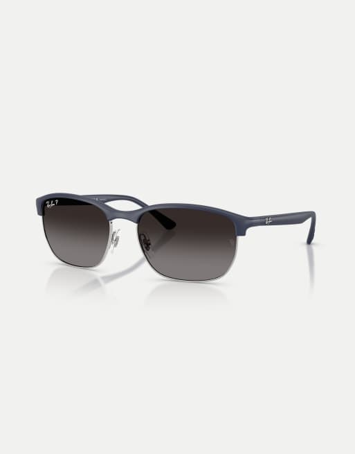 Ray-Ban – Rb4469 Liteforce – Eckige, polarisierte Sonnenbrille in dunkelblauem Sand mit grauen Gläsern, 2 von 4