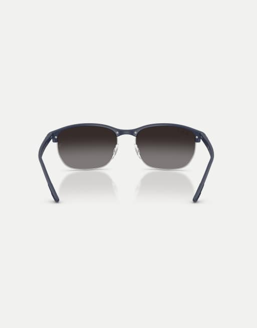 Ray-Ban – Rb4469 Liteforce – Eckige, polarisierte Sonnenbrille in dunkelblauem Sand mit grauen Gläsern, 3 von 4