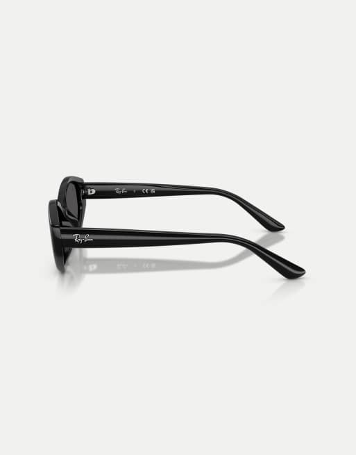 Ray-Ban - Rb4473 - Lunettes de soleil avec verres gris irréguliers - Noir, 4 de 4