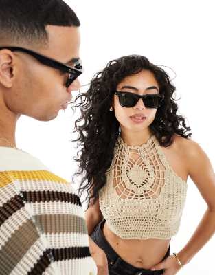 Ray-Ban - Reverse - Occhiali da sole Wayfarer neri - view 1