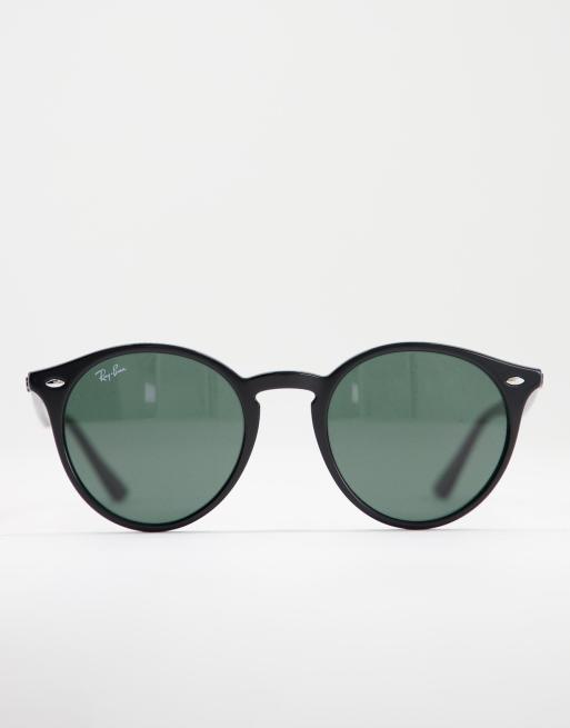 Ray-Ban - Ronde herenzonnebril in zwart 0rb2180, 4 van 4