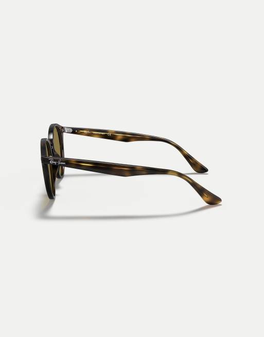 Ray-Ban - Ronde uniseks zonnebril in bruin 0RB2180, 2 van 4