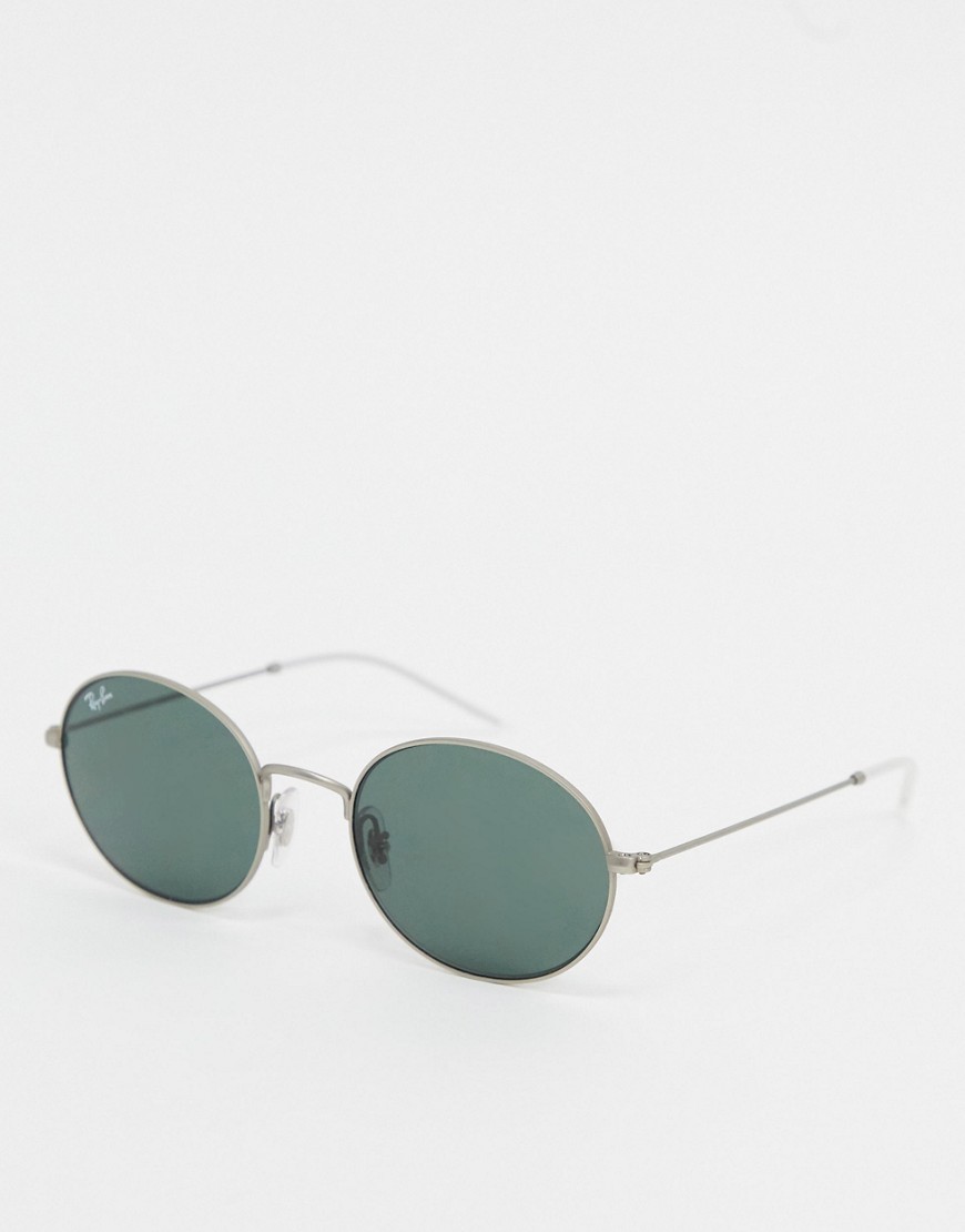 Ray-ban - Ronde zonnebril in zilver ORB3594