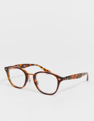 round tortoise shell ray bans