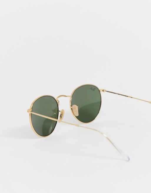 Ray Ban Round Metal Sunglasses 0rb3447 Asos