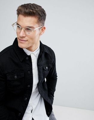 mens ray ban clear glasses
