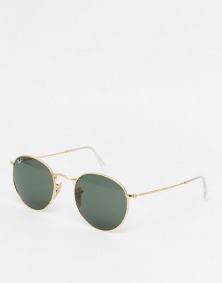 Ray-Ban Round Sunglasses 0RB3447 - ASOS Price Checker