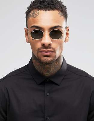 Ray-Ban Round Sunglasses 0RB3547 | ASOS