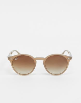 beige ray ban sunglasses