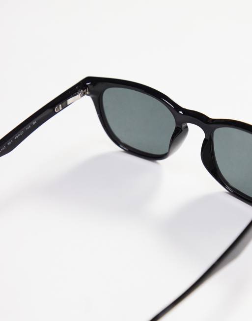 Ray Ban round sunglasses in black ASOS