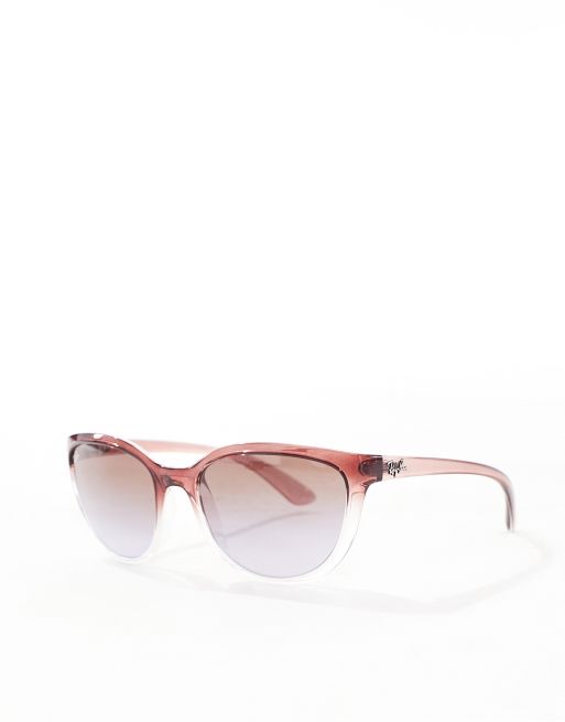 Pink round ray ban sunglasses hotsell