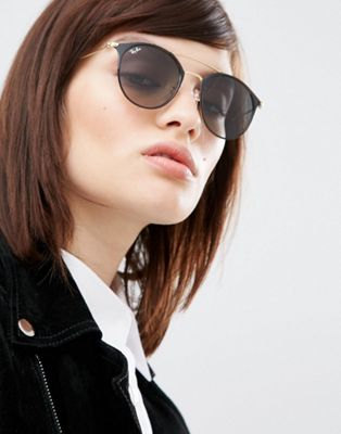 Ray-Ban round sunglasses with double 