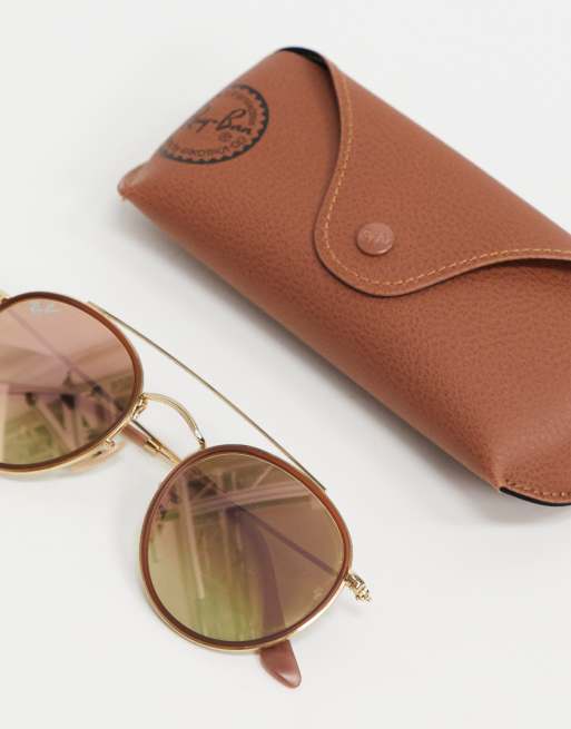 Ray-Ban - Runde solbriller i lyserød ORB3647N, 4 af 4