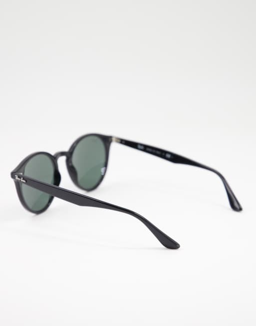 Ray-Ban – Runde Sonnenbrille in Schwarz 0rb2180, 3 von 4