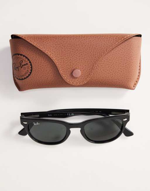 Ray-Ban – Runde Sonnenbrille in Schwarz, 4 von 4