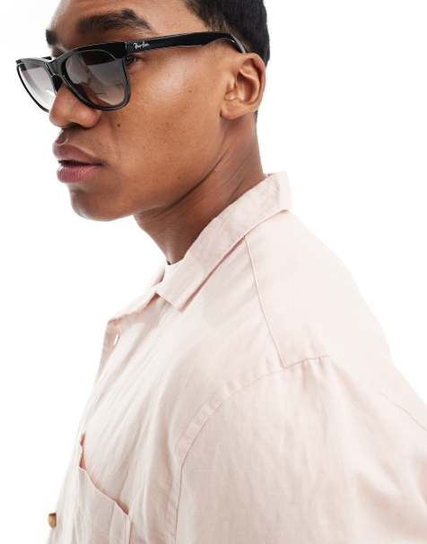Ray-Ban – Runde Sonnenbrille mit Farbverlauf in Schwarz und Grau - view 1