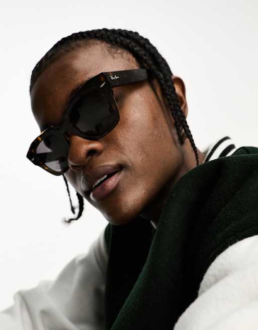 Ray-Ban - Skate Street - Vierkante zonnebril in tortoise, 4 van 4