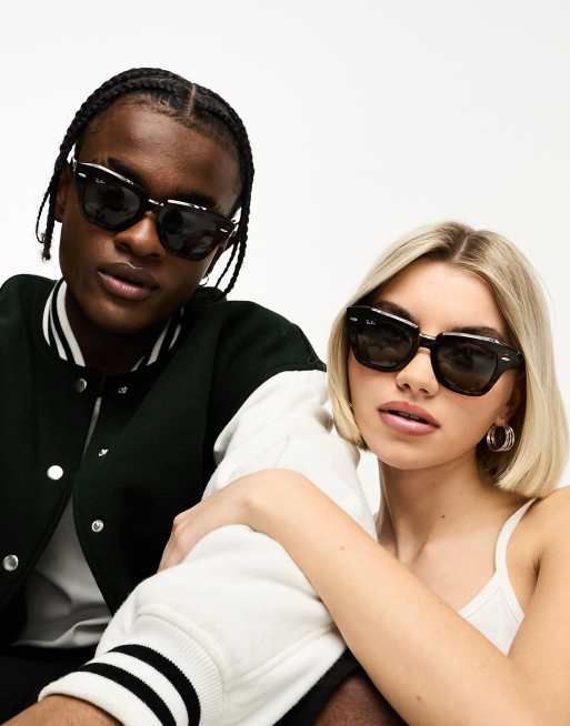 Ray-Ban – State Street – Eckige Sonnenbrille mit Schildpattoptik, 2 von 4