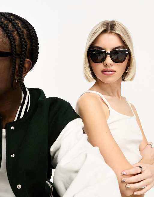 Ray-Ban – State Street – Eckige Sonnenbrille mit Schildpattoptik, 3 von 4
