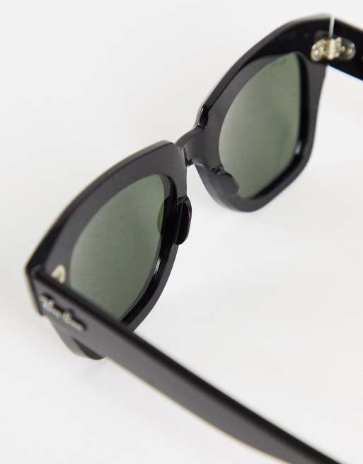 Ray-Ban - State Street - Sorte firkantede solbriller, 4 af 4