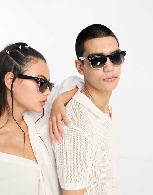 Ray-Ban – Steve – Okulary przeciwsłoneczne w kolorze czarnym i przezroczystym