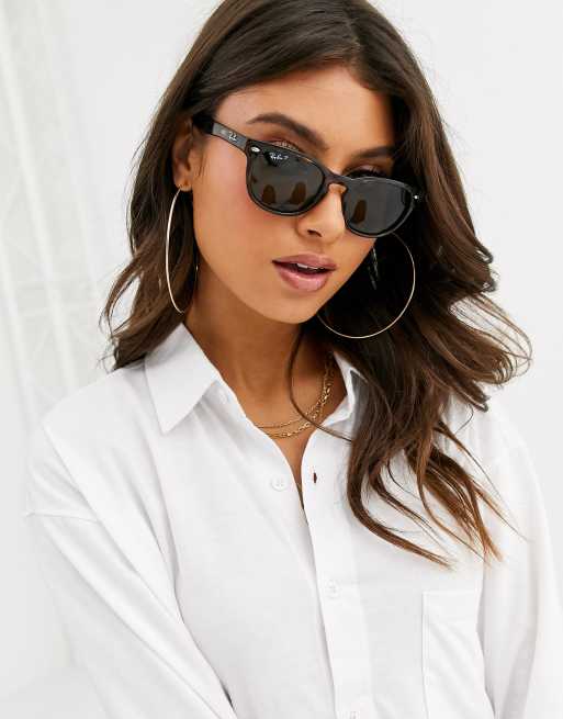 Ray Ban thin classic sunglasses in tortoiseshell | ASOS