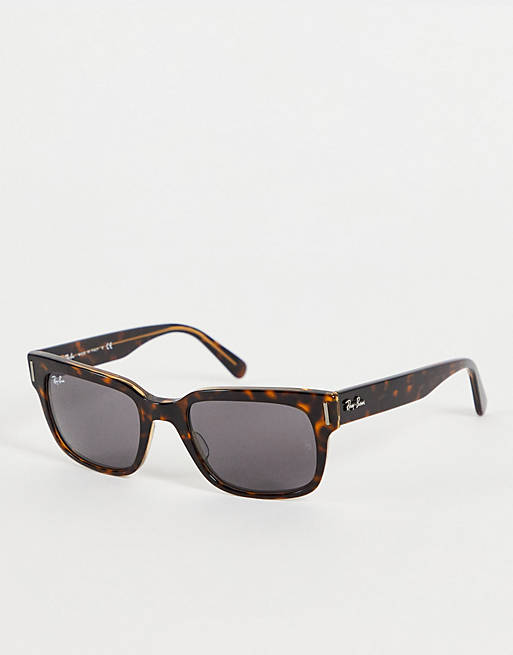 Ray-Ban unisex jeffrey unisex square sunglasses in brown 0RB2190