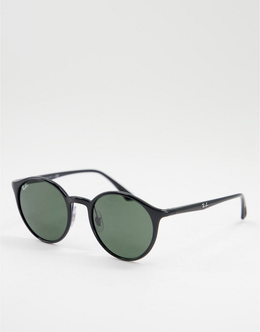 Ray-Ban unisex round sunglasses in black 0RB4336