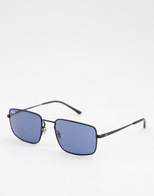 Ray-Ban unisex square sunglasses in black 0RB3669