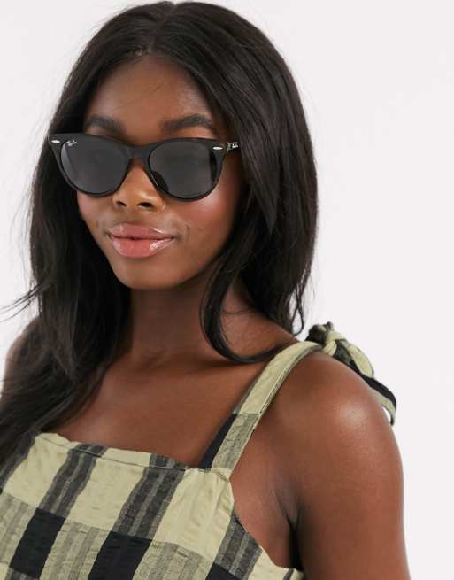 Ray-ban wayfarer II sunglasses in brown ORB2185 | ASOS