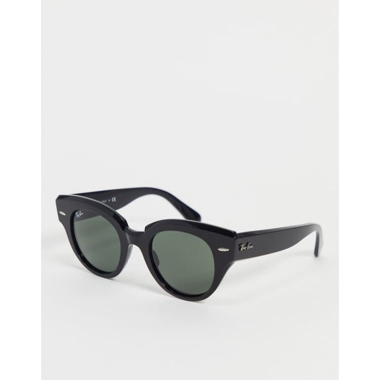 Bamblin - Trendy Cat-Eye Sunglasses Black