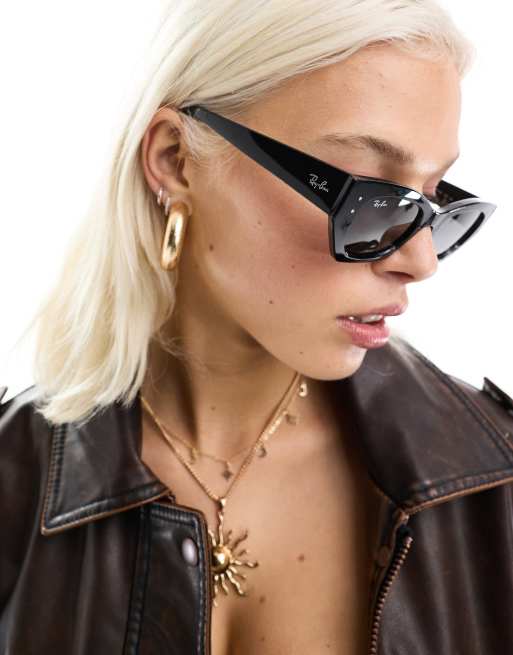 Ray-Ban - Zena - Cat eye zonnebril in zwart, 3 van 4