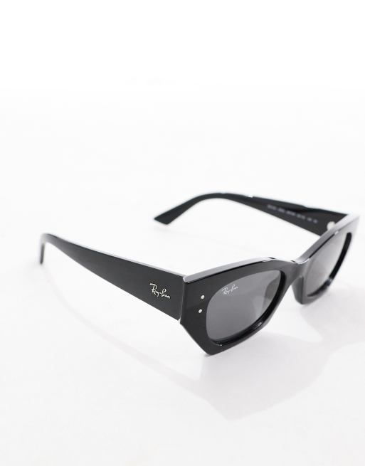 Ray-Ban – Zena – Czarne okulary przeciwsłoneczne typu kocie oczy, 2 z 4