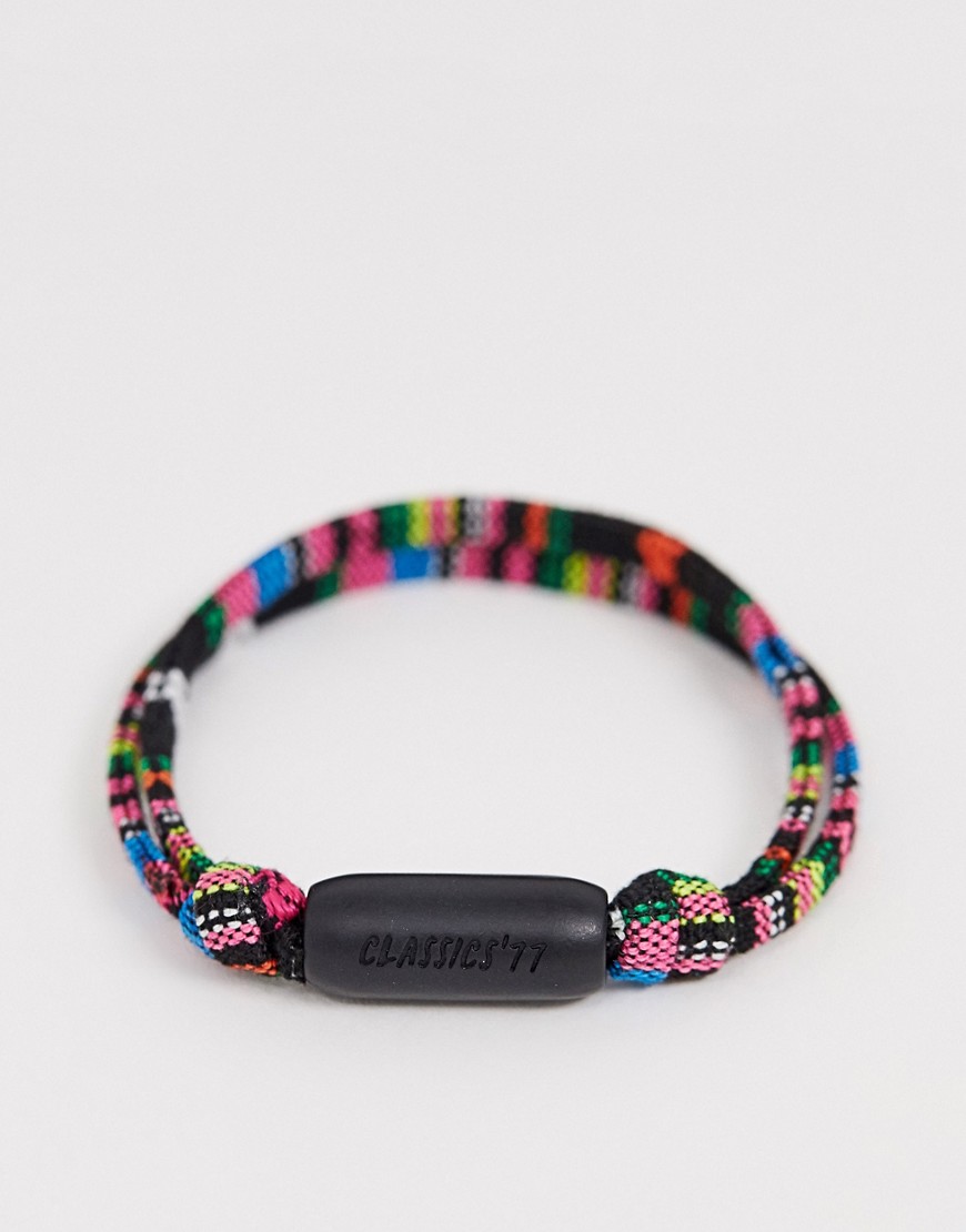 фото Разноцветный браслет с ацтекским принтом classics 77-мульти