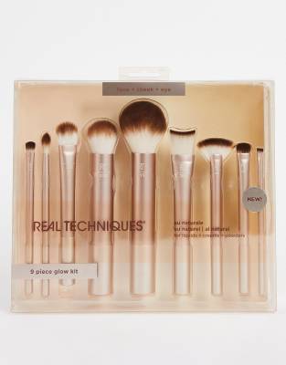 Crema Real Techniques Au Naturale Set Di Pennelli Per Il Trucco, 9 Pezzi - Immagine 4
