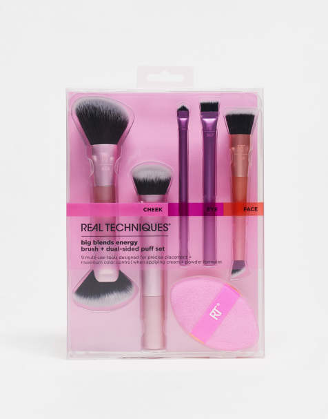 Real Techniques Big Blends Energy Brush & Puff Set - view 1