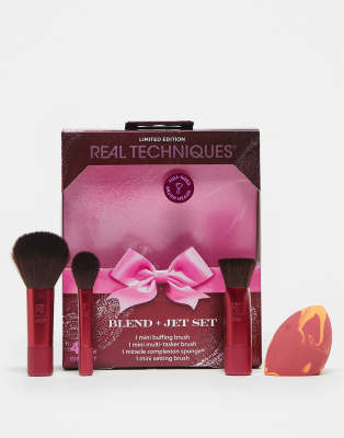 Real Techniques Real Techniques Blend + Jet 4 Piece Holiday Gift Set-Multi