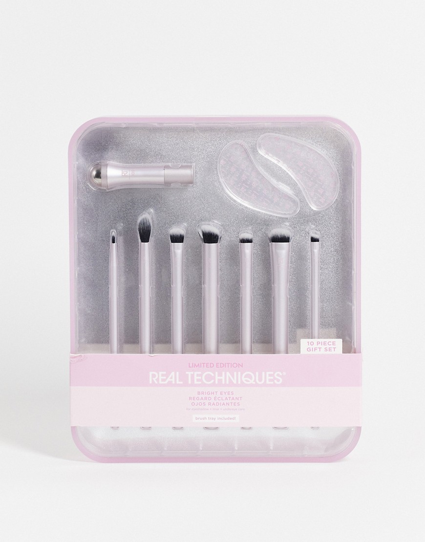 Real Techniques Bright Eyes Makeup Brush Gift Set (save 50%)-No colour